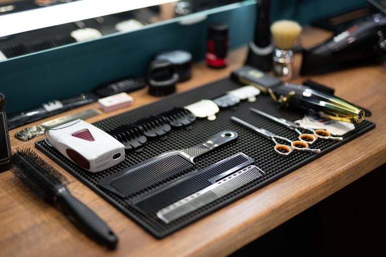Professional barber tools