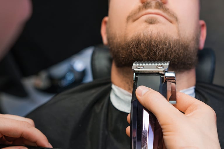 Professional beard trim and styling